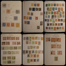 Romanian Stamp Album 1862-1957, Combination of Mint Hinged, MNH & Used  Stamps