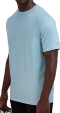 Spyder Men's Teal Short Sleeve Rash Guard Swim Shirt. Sz L. NWT