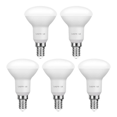 Lepro E14 LED Lampe R50 4,9W 470 Lumen 2700K Warmweiss 5 Stück Energiesparen