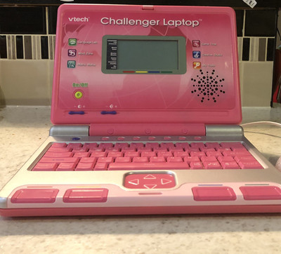 VTech Pink Challenger Laptop Lernen pädagogisches Spielzeug Computer & Maus ~ funktioniert
