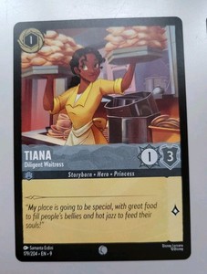 tiana lorcana card Disney Lorcana Rise of The Floodborn Amethyst & Steel Starter Deck –  Enchanted Years main image 1