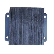 Dock Bumper, 12X6x16 In., Rubber,  26W585
