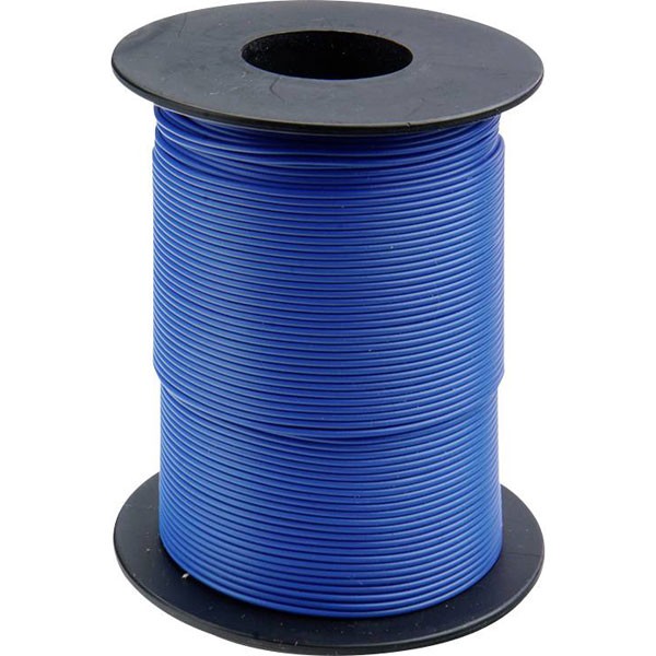 Donau Strand 1x0.14mm² Blue Plastic Insulated Coil 100m