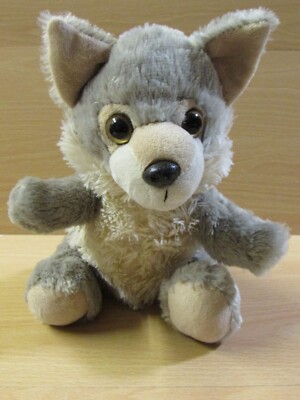 **LOOK** Wunderschöner seltener WILD REPUBLIC Huskie / Wolf Plüschtier Kuscheltier 29 cm