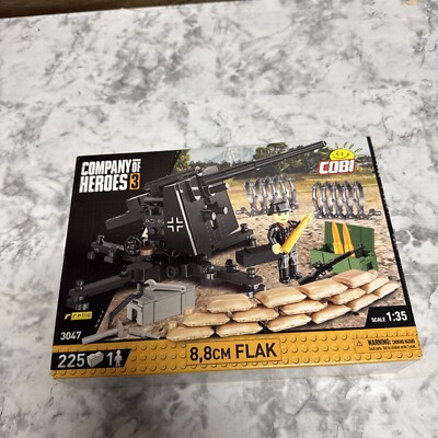 3047 COBI Company Heroes 3 Flak 8,8cm Flugabwehrkanone wie neu ungeöffnet 500019