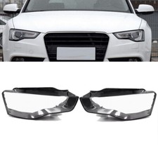 For Audi A5 2012-2016 2013 2014 Headlight Headlamp Clear Lens Cover Right&Left