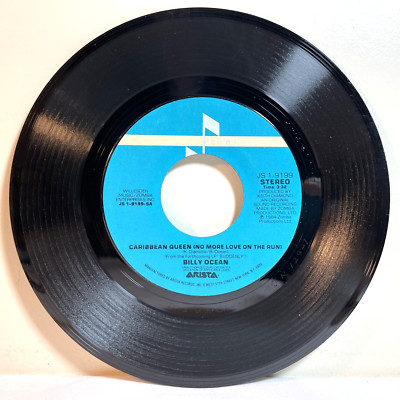 BILLY OCEAN: CARIBBEAN QUEEN (NO MORE LOVE ON THE RUN (1984) Vinyl 45 Pop R&B