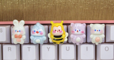 Animal Keycap, Kawaii Keycap R4 Keycap - 1pc