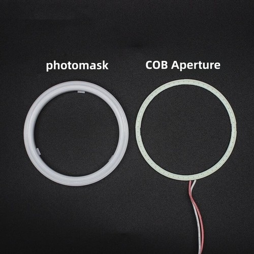 60mm/70mm/80mm/90mm/100mm/110mm Car COB LED Angel Eyes Halo Ring Fog Light Lamps - Picture 8 of 14
