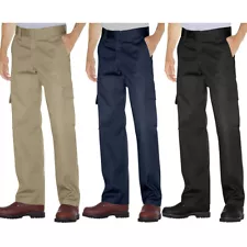 Dickies WP592 Men's Relaxed Fit Cargo Pants Straight Leg Chinos Workwear Uniform