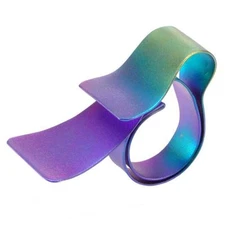 Giampouras 50632 ~ Anodized Colored Titanium Wrap Ring