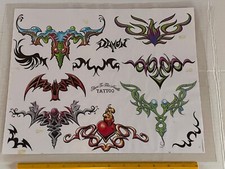 Vintage Art Tattoo Flash Sheet Slave to the Needle Damon /T584