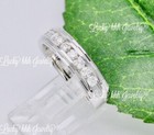 1.01 ct 14k White Gold ladies & mens Wedding Natural Diamond Ring Set His & Hers — photo 10