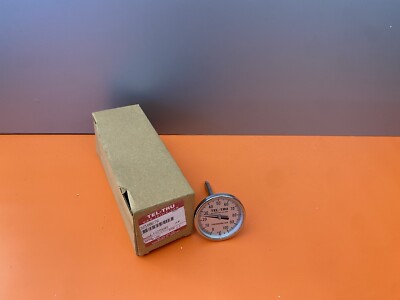 TEL-TRU Thermometer Range 0/100 C 1/4  NPT Steam 2.5 LN250R 