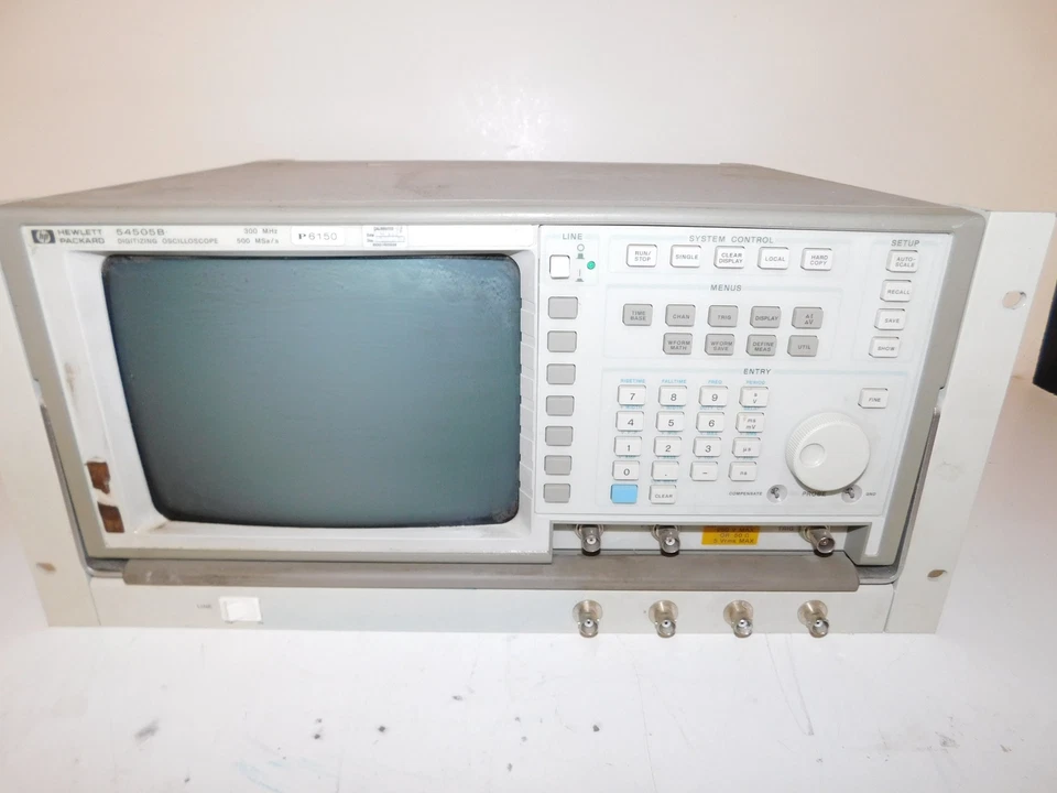 Hp Hewlett Packard 54505B 300 MHz 500 Msa/S Digitizer Oszilloskop (Cfx7) - Bild 3 von 4