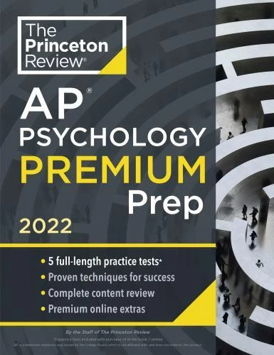 Princeton Review AP Psychology Premium Prep, 2022: 5 Practice Tests +...