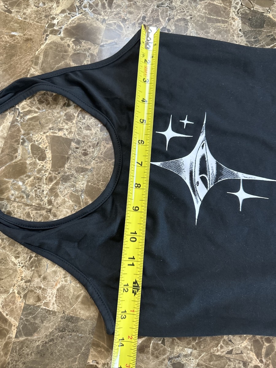 Y2K 90s Stl Tank Top XS/S Fairy Grunge Alt E Girl Baby Tee Goth