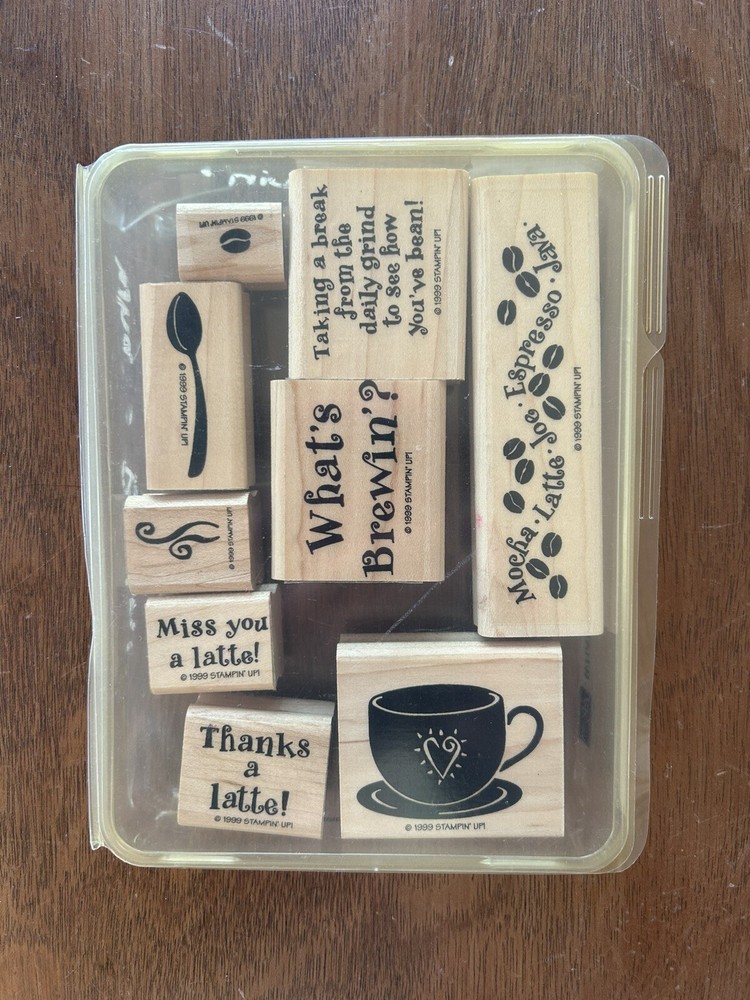 Stampin Up What's Brewin'  Stamp Set