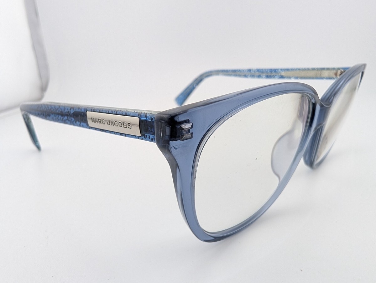 Marc Jacobs Eyeglasses - Marc 430 PJP Blue Glitter Frames Only 53-16-140 Marc Jacobs Eyeglasses, Frames Only, Marc 430 PJP, 53-16-140  main image 4