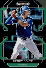 2022 Panini Prizm Draft Picks - Black Prizm Henry Bolte #PDP56