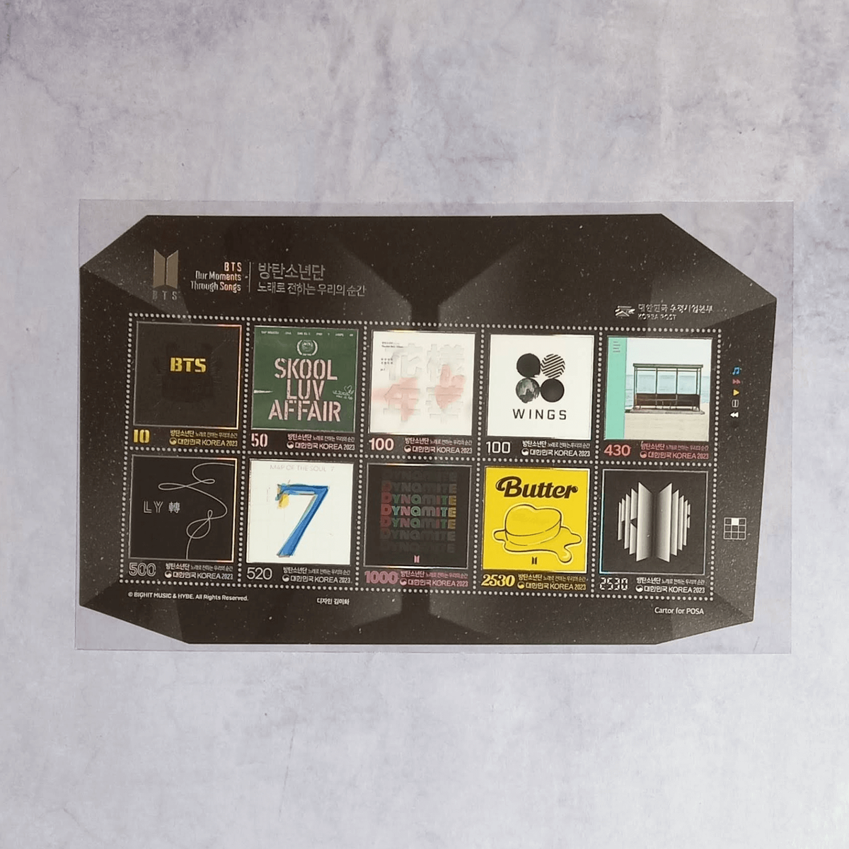 BTS 10th Anniversary 'Our Moments Through Songs' Commemorative