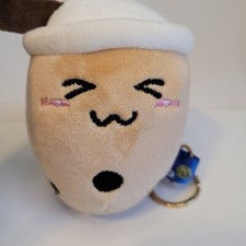 Kawaii Boba Tea Drink Stuffed Plush Keychain Backpack Clip Nice See Descript 
