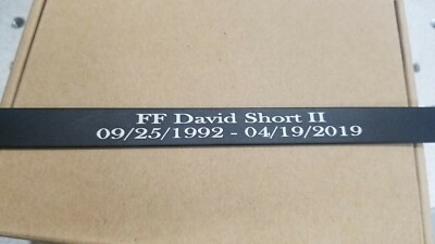 Custom Memorial Bracelet your choice of up to 3 lines of text & choice of emblem
