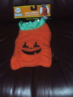Halloween Pumpkin DOG Costume Size XS 9-11IN BRAND NEW BY FETCHWEAR