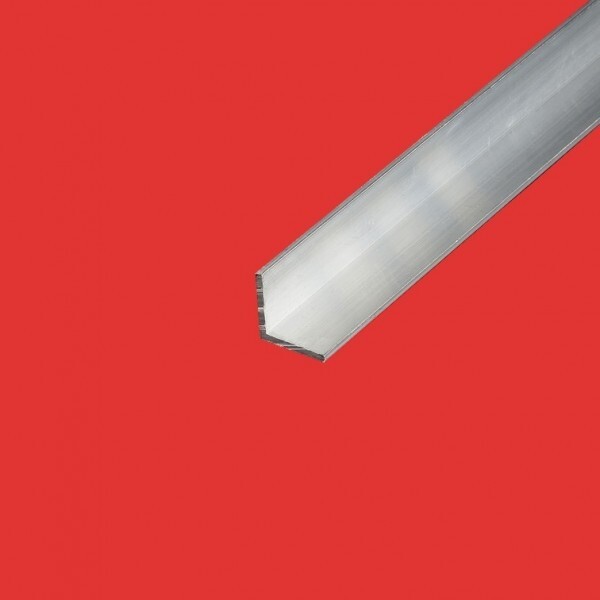 Cornière alu 25x25 brute en aluminium léger de 2m pour structures