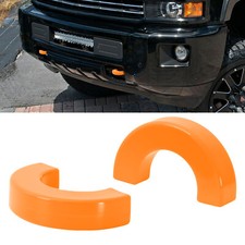 Pair Front Tow Hooks Covers For 2007-2024 Chevy Silverado 1500 Hitch Cover