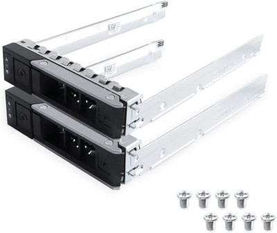 3.5'' Inch X7K8W 0X7K8W SAS SATA Hard Drive HDD Tray Caddy Compatible with Dell 1