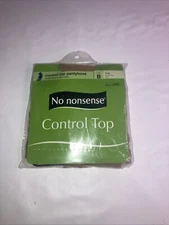 No Nonsense Size B Control Top Nylon Reinforced Toe 045 Tan 1 Pair NOS Vintage 