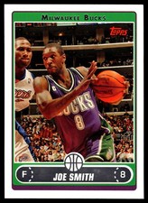 2006-07 Topps #104 Joe Smith Milwaukee Bucks
