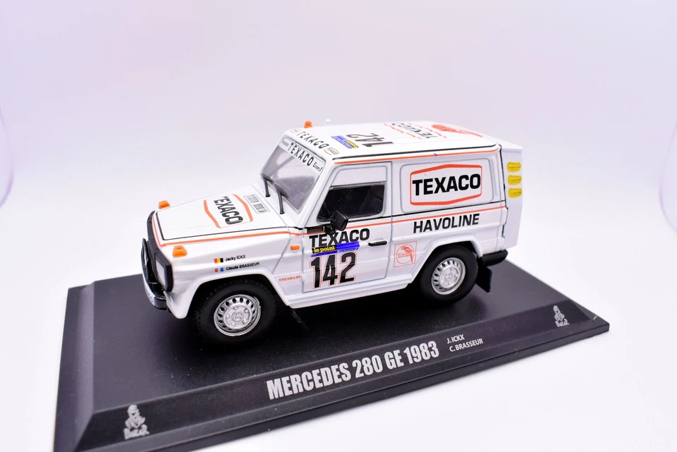 Modellino auto rally scala 1:43 Mercedes 280 GE diecast modellismo statico asta - Immagine 2 di 3