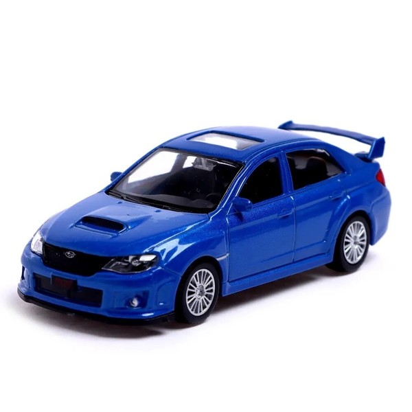 Rmz City 2010 Subaru Wrx Sti Blau MaßStab 1:43 4 Zoll Diecast Modellauto-image
