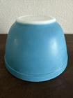 Pyrex Blue Small Mixing Bowl Nesting Primary Color TM Reg 401 Vintage 1.5 Pint