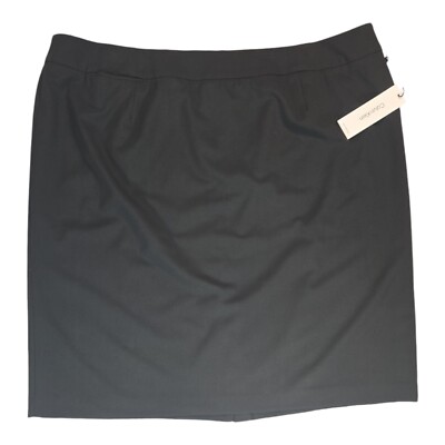 Calvin Klein 24W Plus Womens NWT Black Pencil Skirt Suit Office Professional