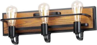 Maxim Black Forest 3-light Vanity Light  Free Shipping BW3493BKASB