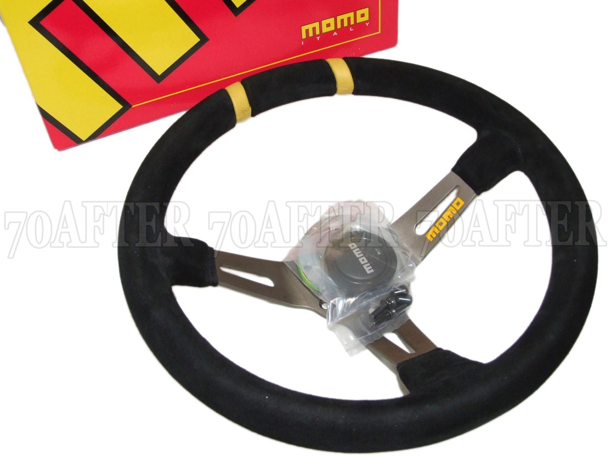 momo DRIFTING 33Φ Momo DRF33BK1B Drifting Blue 330 mm Leather Steering Wheel