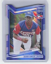 2022 Panini Elite Extra Edition #184 Juan Angel Javier Aspirations Die Cut #/89