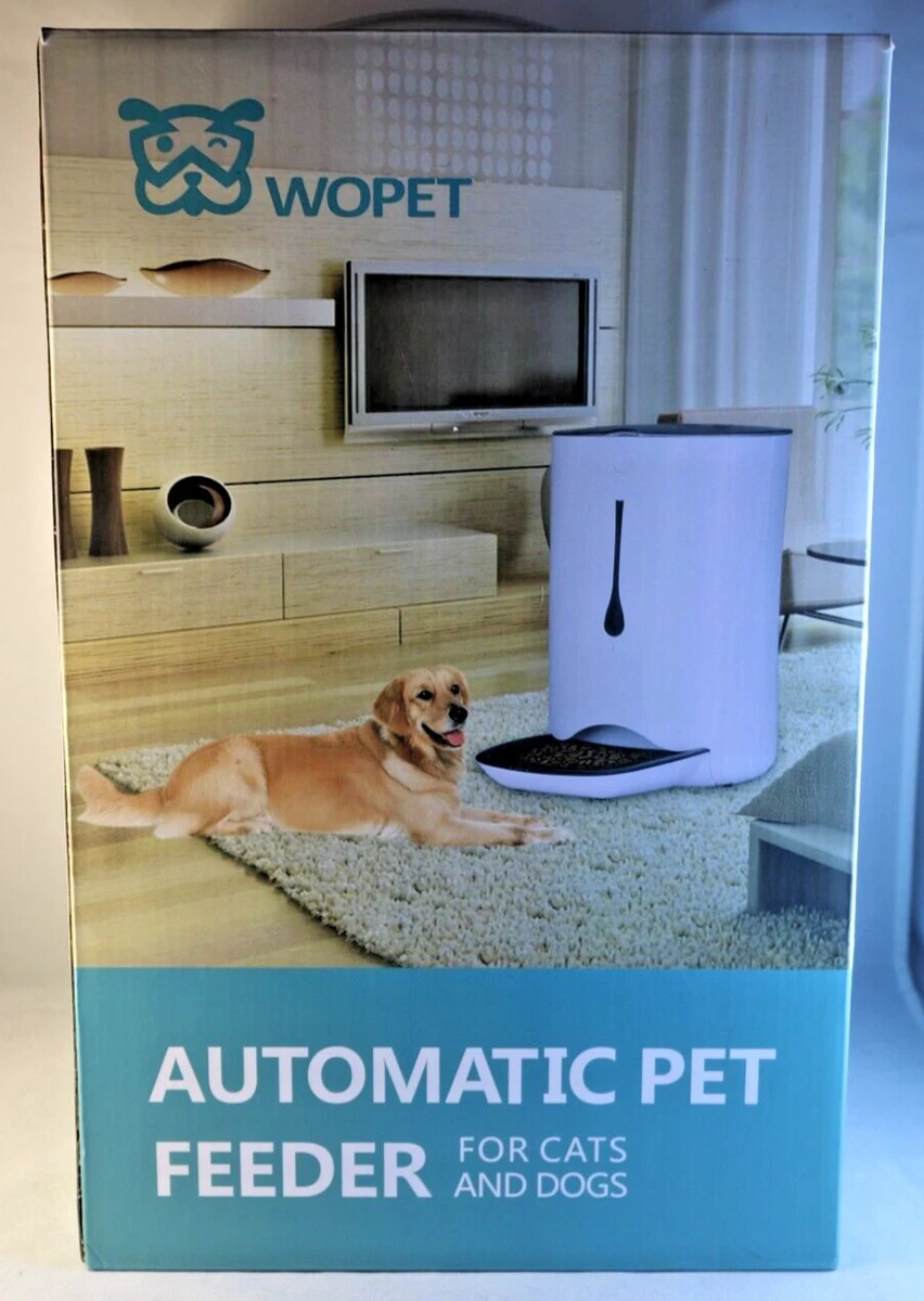 Automatic programmable top pet feeder