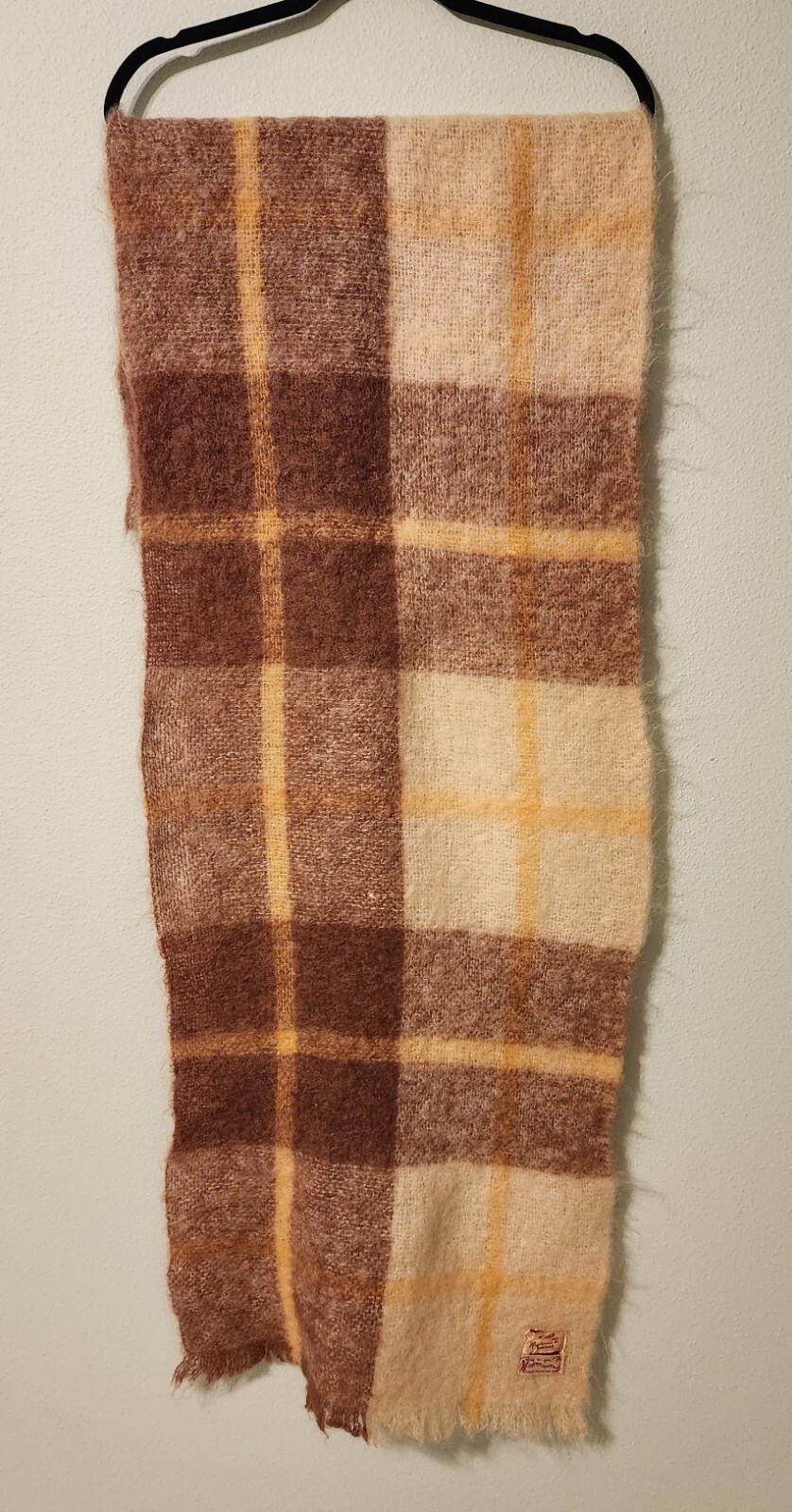 RARE Vtg 1960s Scottish Export House Mohair Wool Hand… Gem