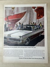 1967 Pontiac Station Wagon Executive Safari 1966 Vintage Print Ad Life Magazine