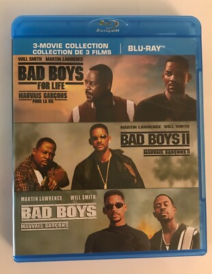 Bad Boys/Bad Boys II/Bad Boys for Life 3-Movie Collection Blu-Ray Will Smith