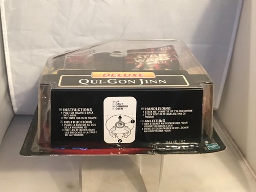 STAR WARS EPISODE 1 DELUXE QUI-GON JINN ( LIGHTSABER SWING ACTION) 1999 HASBRO - Picture 4 of 11