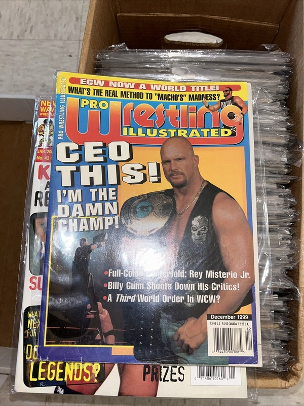 PWI December 1999 Stone Cold Steve Austin WWE AEW WWF WCW MAGAZINE