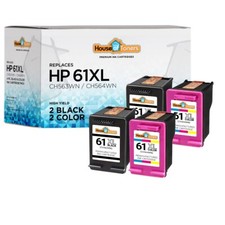 4PK Compatible With HP 61XL Color Ink Cartidge Black ENVY 4500 4501 4502 4504