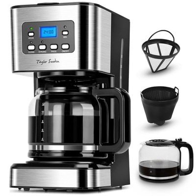 Darcy - 950W Kaffeemaschine mit Timer1.5L Filterkaffeemaschine 12 Tassen Absc...
