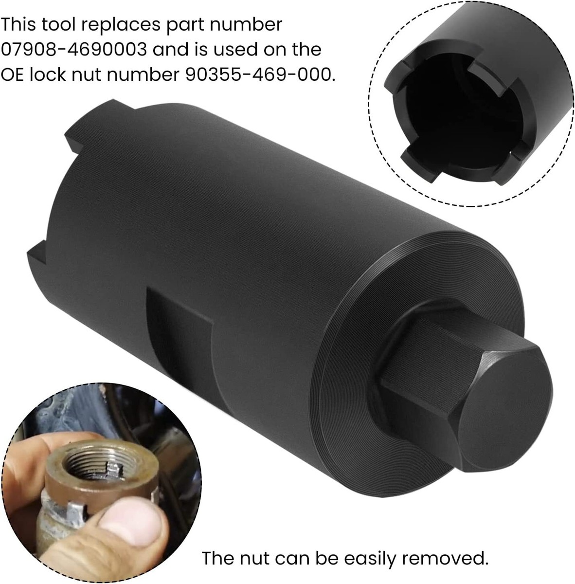 Swingarm Pivot Bolt Lock Nut Removal Install Tool For Honda Recon