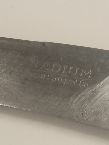 1900's Vanadium Signed Sterling Silver Antler Carving Set - Picture 3 of 4